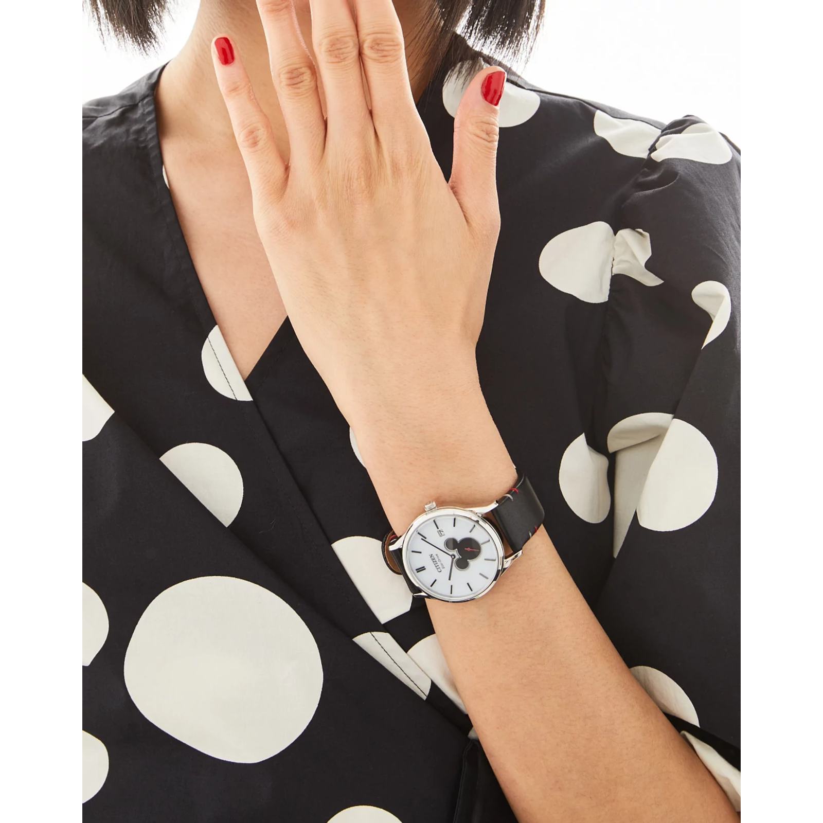 Reloj Citizen Plateado Mickey Shadow Disney BV1130-03W | Elegancia relojería
